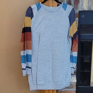 Poulax Women's Lightweight Knitted Long Sleeve Loose Casual Tunic 1x XL